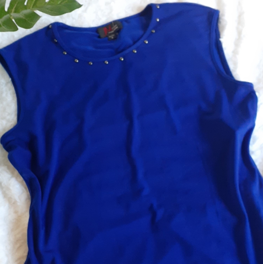 Royal Blue John Mayer Studio Top